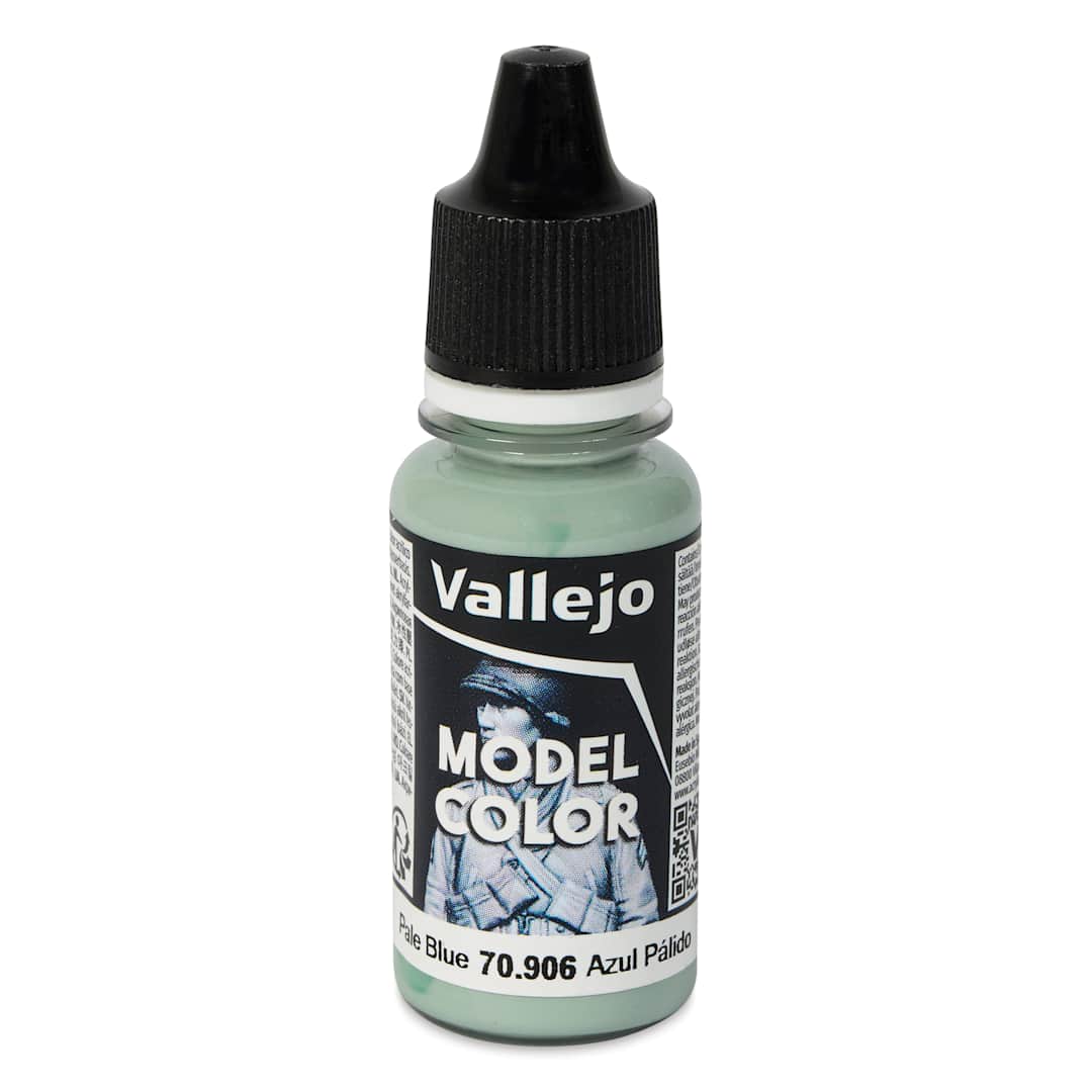 Open in modal - Vallejo Acrylic Model Color Paint - Pale Blue, 18 ml