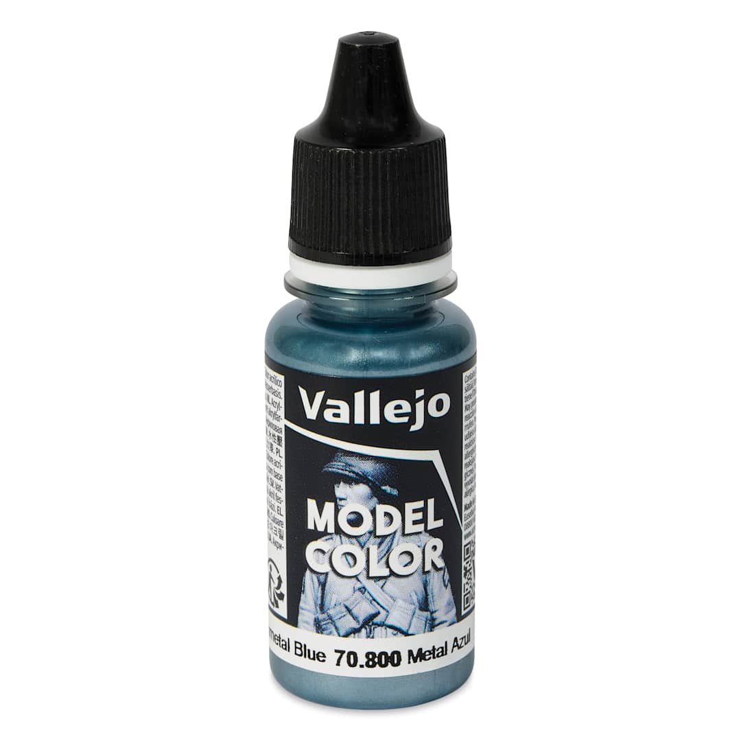 Open in modal - Vallejo Acrylic Model Color Paint - Gunmetal Blue, 18 ml