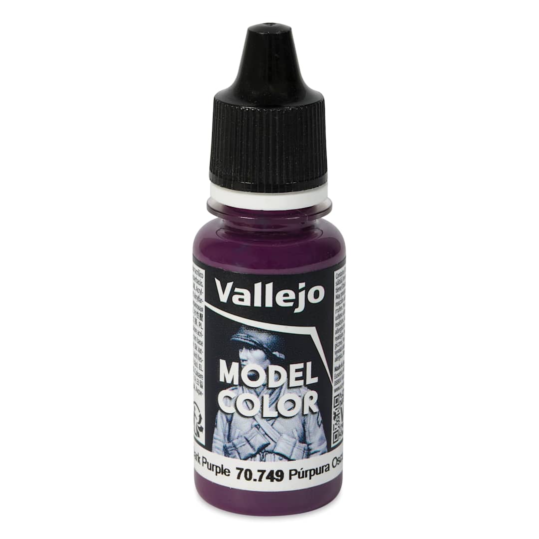 Open in modal - Vallejo Acrylic Model Color Paint - Dark Purple, 18 ml