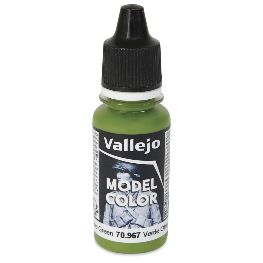 Open in modal - Vallejo Acrylic Model Color Paint - Olive Green, 18 ml