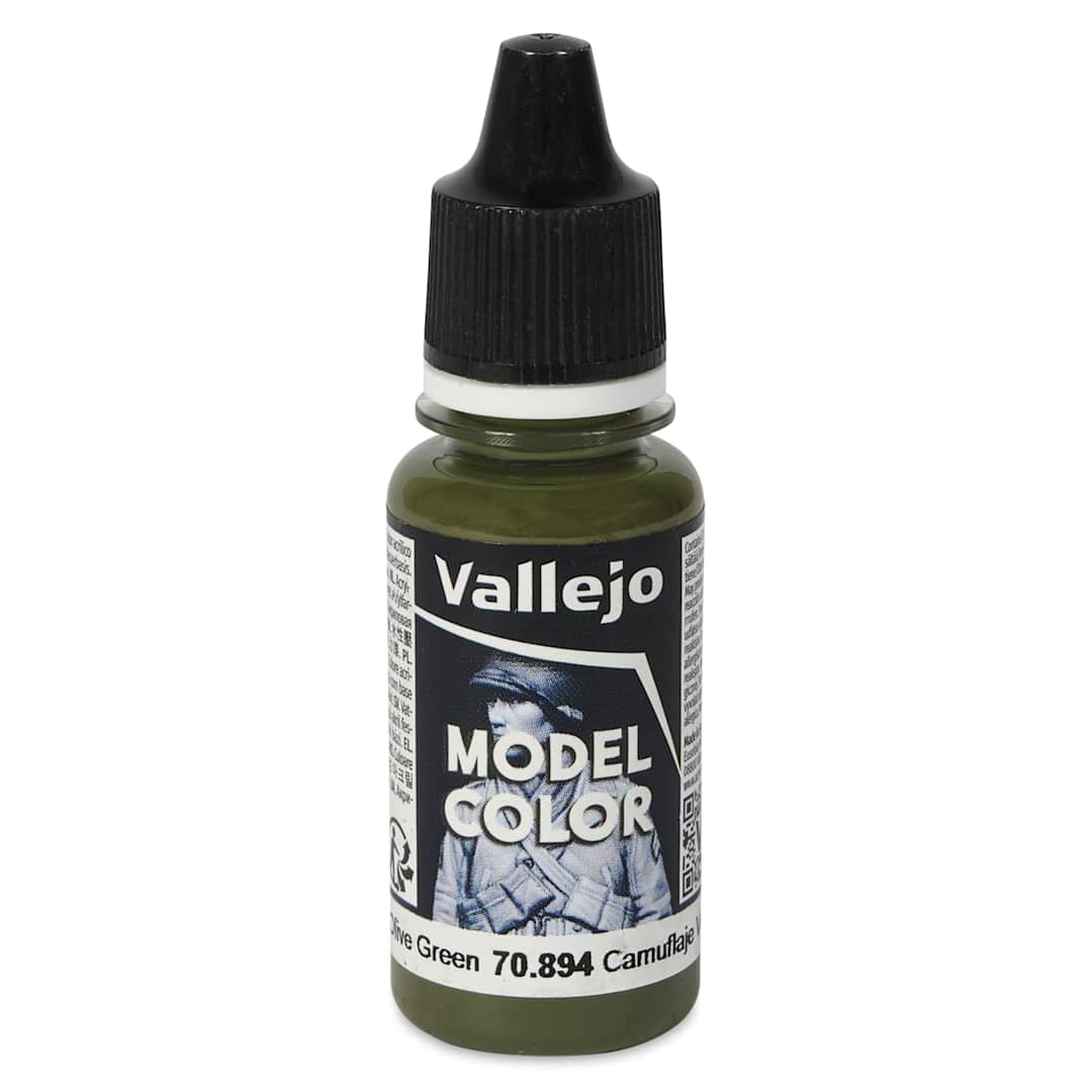 Open in modal - Vallejo Acrylic Model Color Paint - Camouflage Olive Green, 18 ml