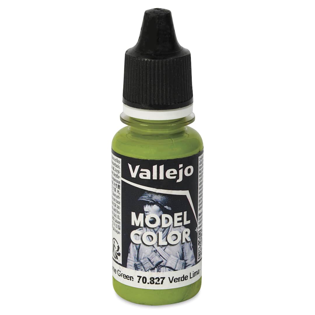 Open in modal - Vallejo Acrylic Model Color Paint - Lime Green, 18 ml