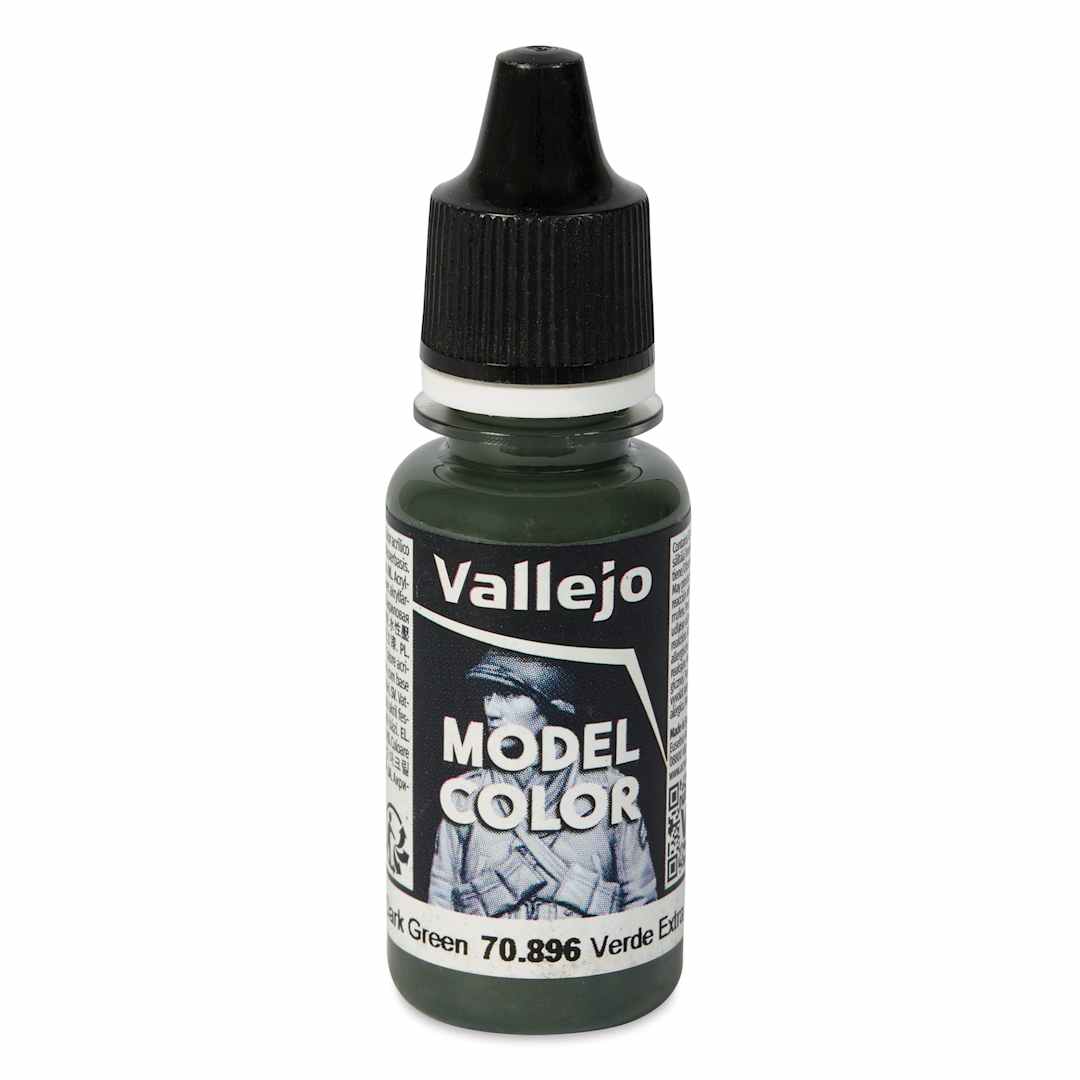 Open in modal - Vallejo Acrylic Model Color Paint - Extra Dark Green, 18 ml