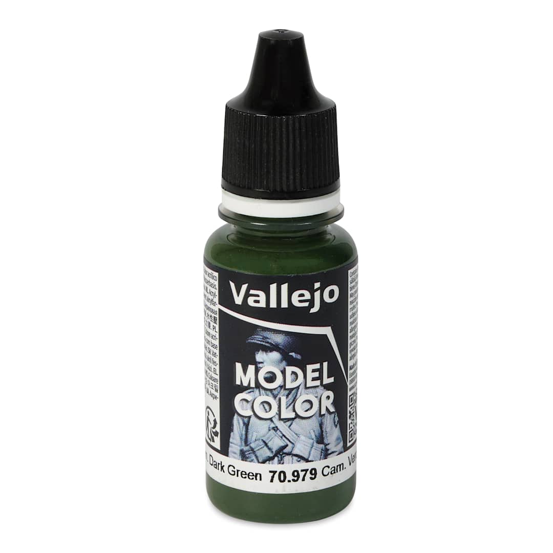 Open in modal - Vallejo Acrylic Model Color Paint - Camouflage Dark Green, 18 ml