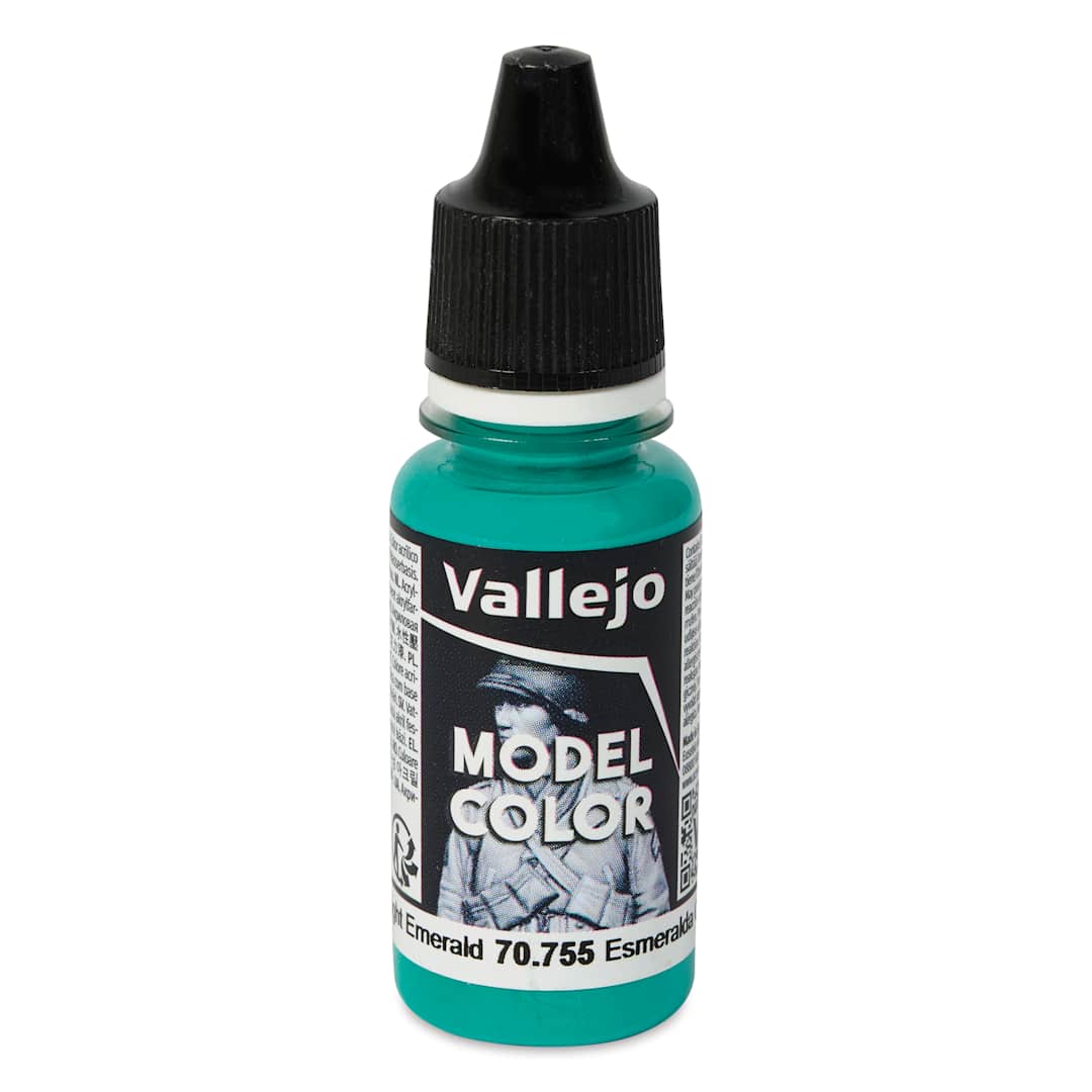 Open in modal - Vallejo Acrylic Model Color Paint - Light Emerald, 18 ml