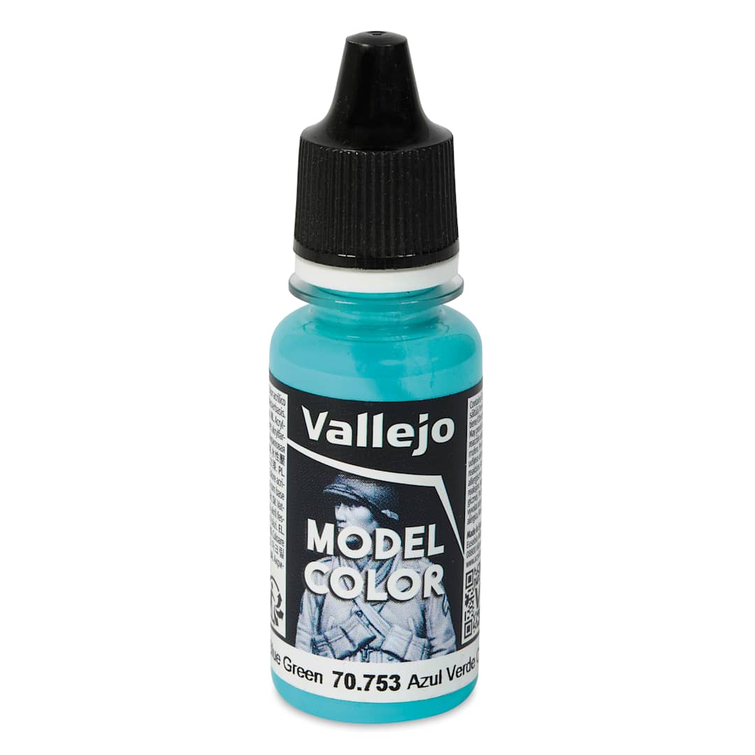 Open in modal - Vallejo Acrylic Model Color Paint - Light Blue Green, 18 ml