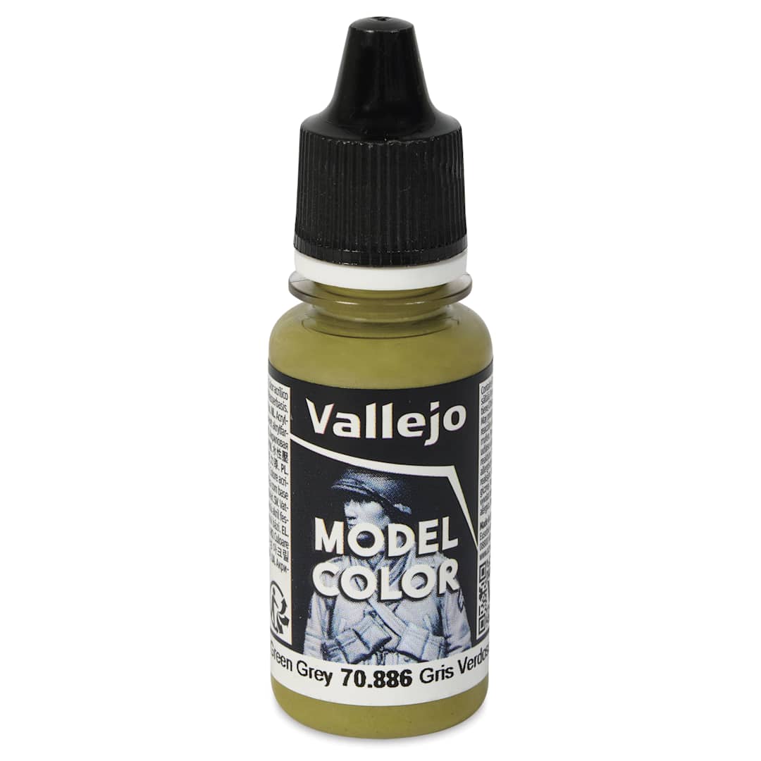 Open in modal - Vallejo Acrylic Model Color Paint - Grey Green, 18 ml
