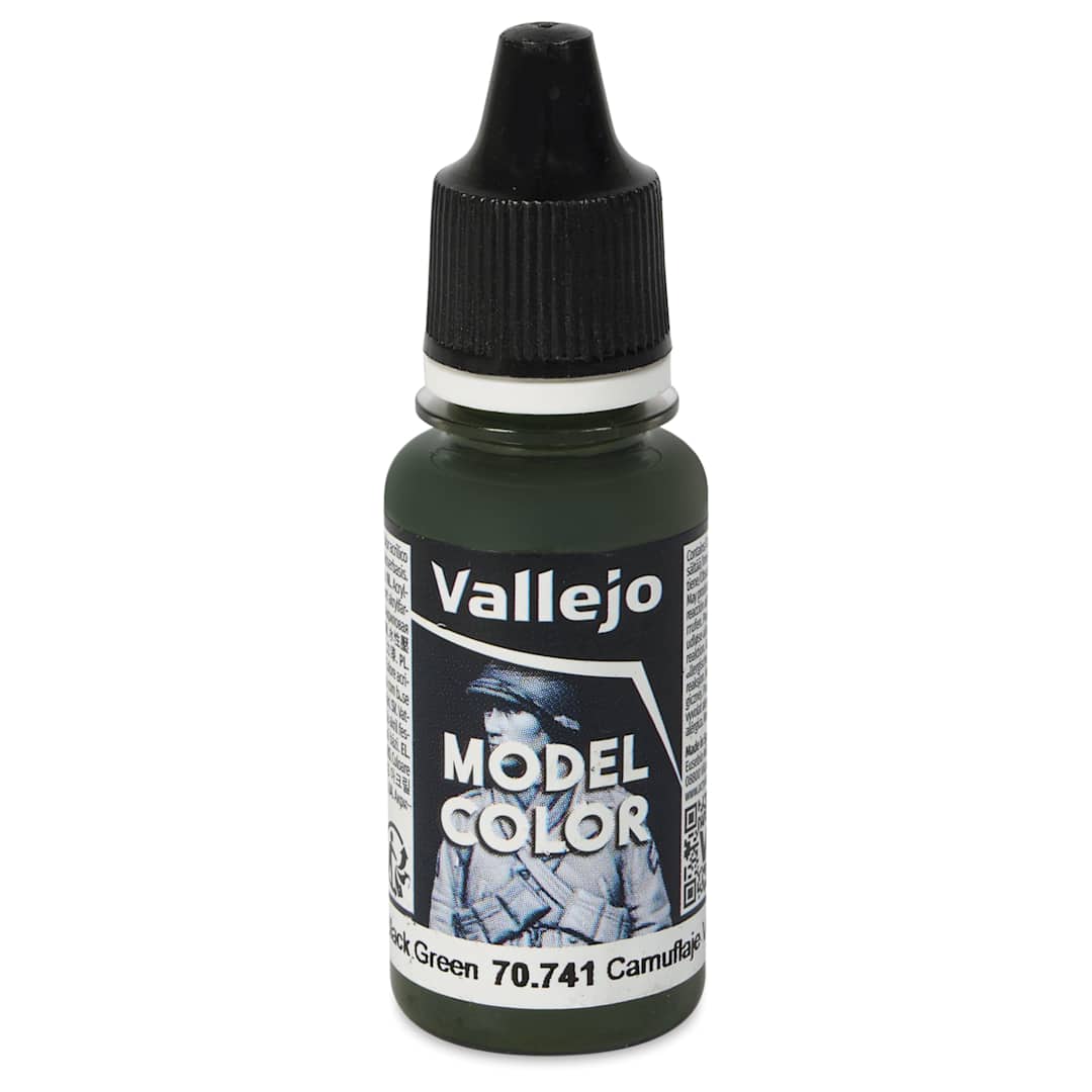 Open in modal - Vallejo Acrylic Model Color Paint - Camouflage Black Green, 18 ml