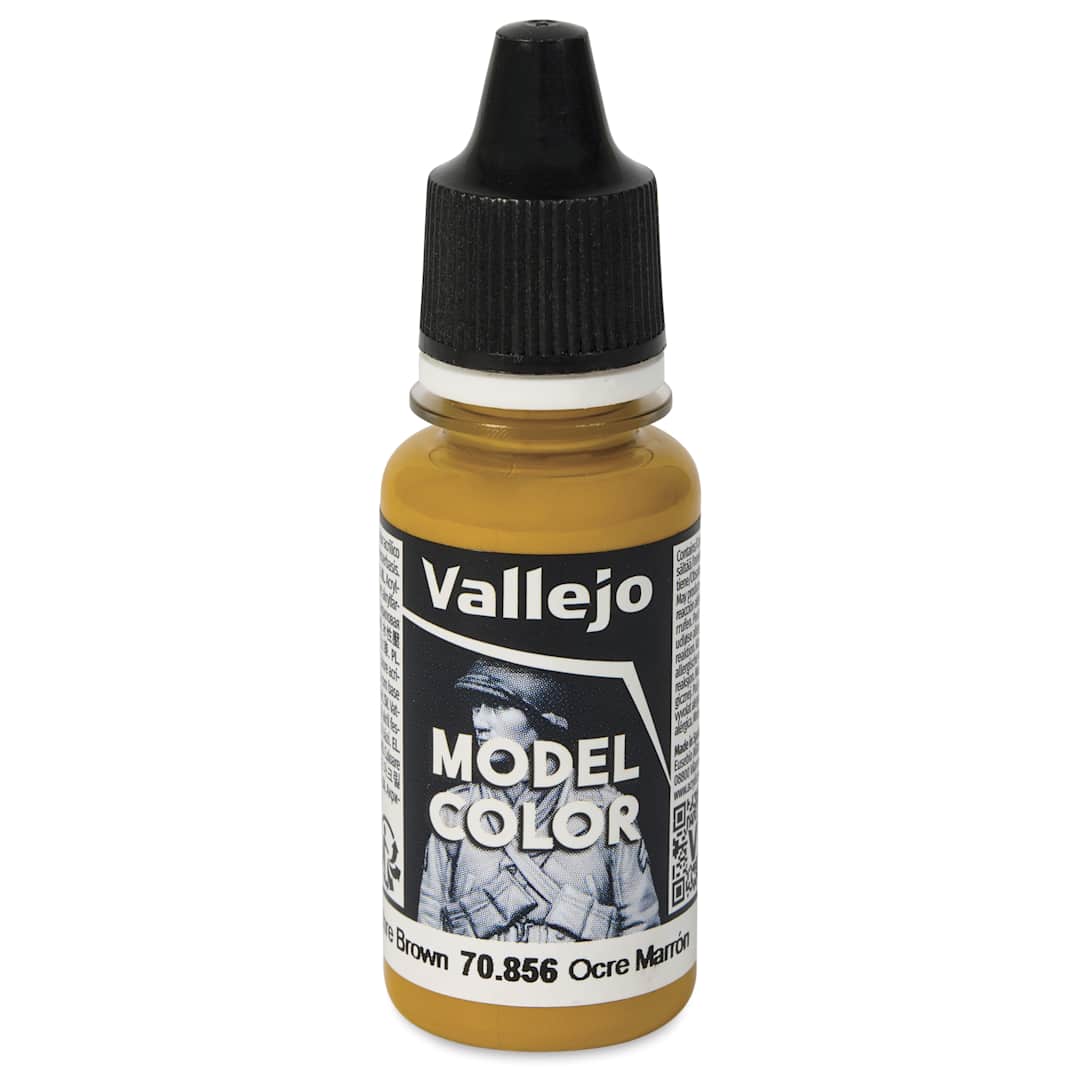 Open in modal - Vallejo Acrylic Model Color Paint - Ochre Brown, 18 ml