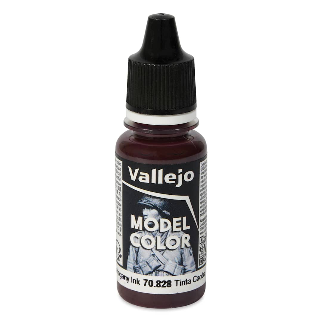 Open in modal - Vallejo Acrylic Model Color Paint - Mahogany Ink, 18 ml
