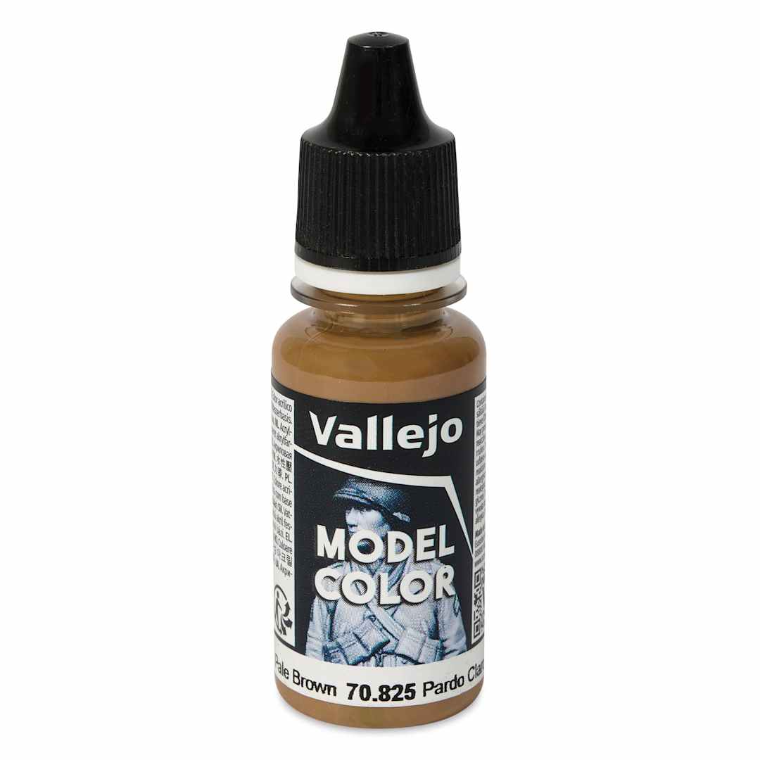 Open in modal - Vallejo Acrylic Model Color Paint - Pale Brown, 18 ml
