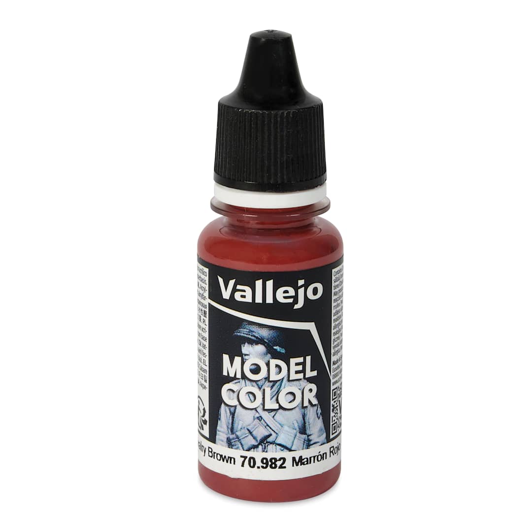 Open in modal - Vallejo Acrylic Model Color Paint - Cavalry Brown, 18 ml
