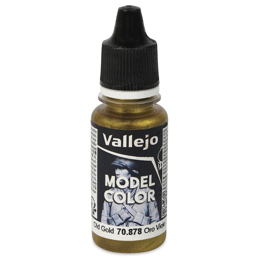 Open in modal - Vallejo Acrylic Model Color Paint - Old Gold, 18 ml