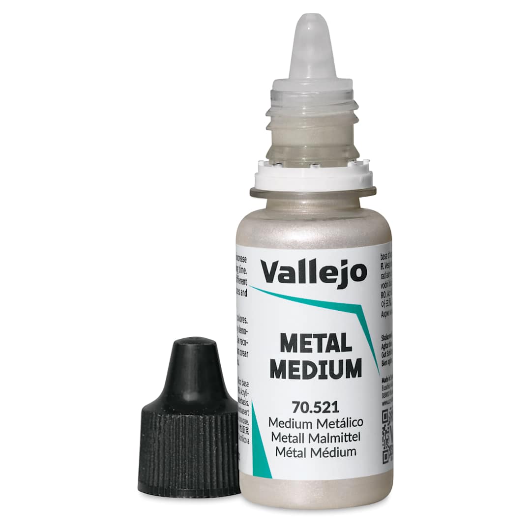 Open in modal - Vallejo Model Color Metal Medium - 18 ml