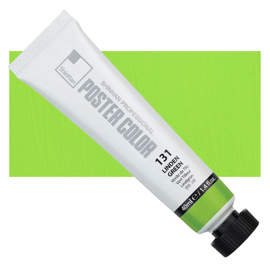 Open in modal - ShinHan Professional Poster Color Paint - Linden Green, 40 ml