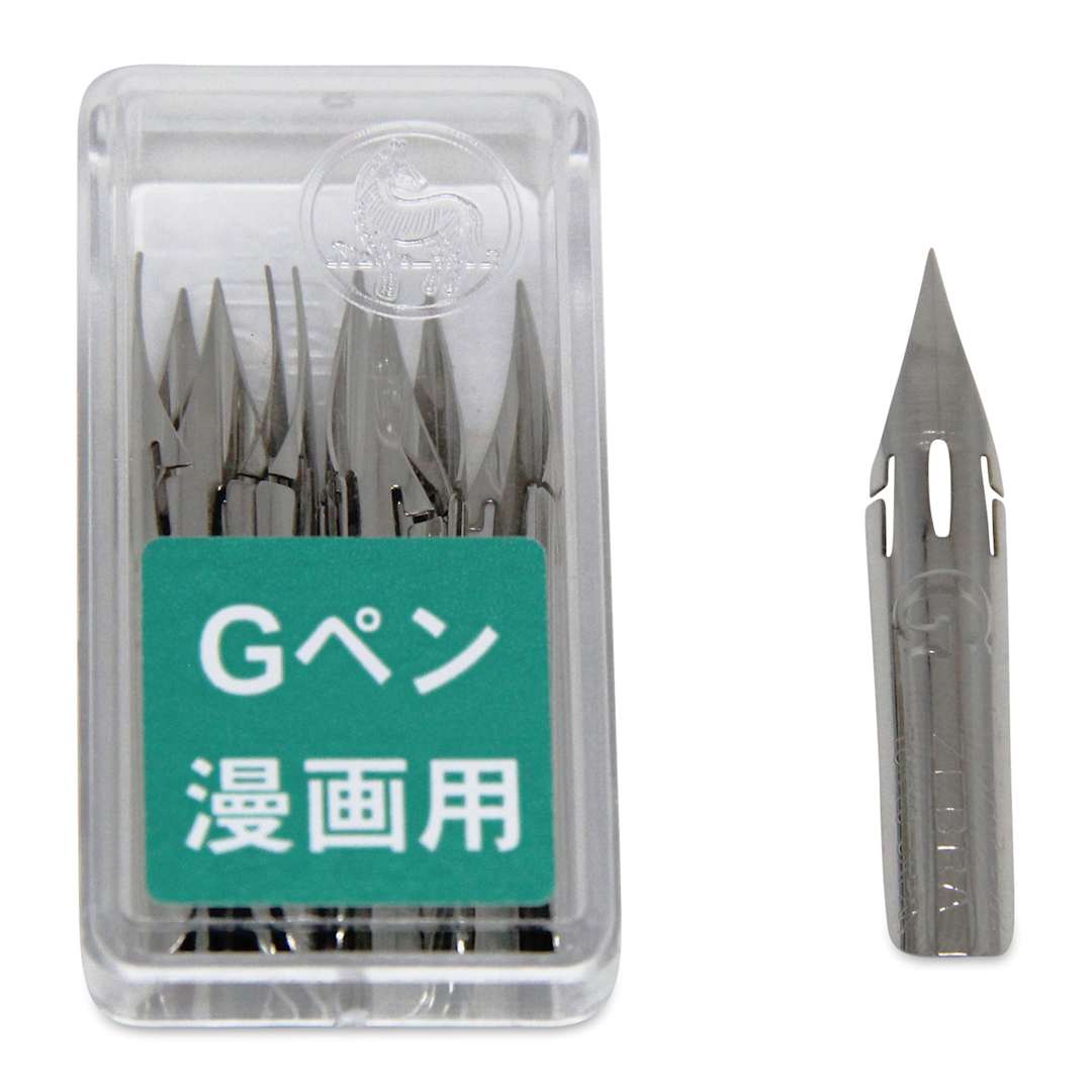 Open in modal - Zebra Comic Pen Nibs - Model G, Pkg of 10