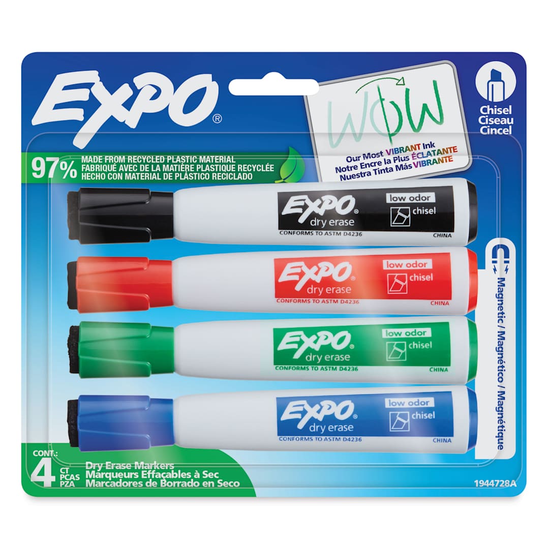 Open in modal - Expo Magnetic Dry Erase Markers Sets