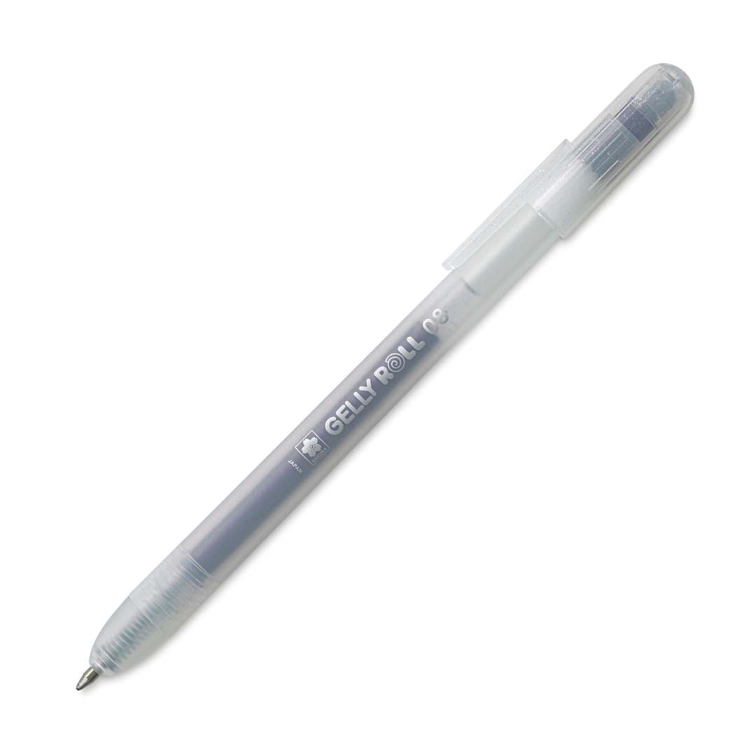 Open in modal - Sakura Gelly Roll Retractable Stardust Pen - Purple Star