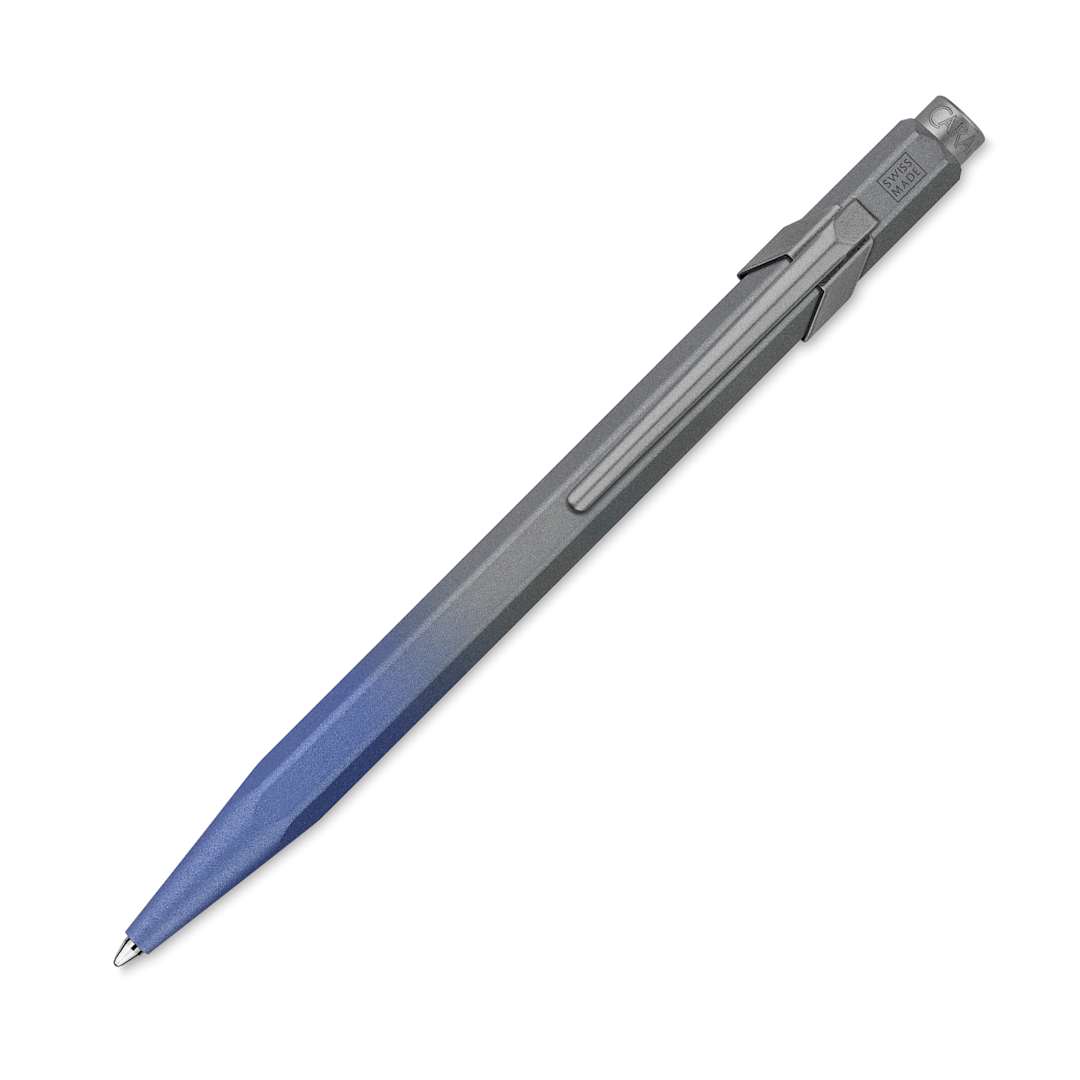 Open in modal - Caran d'Ache 849 Claim Your Style Ballpoint Pen - Stormy Blue