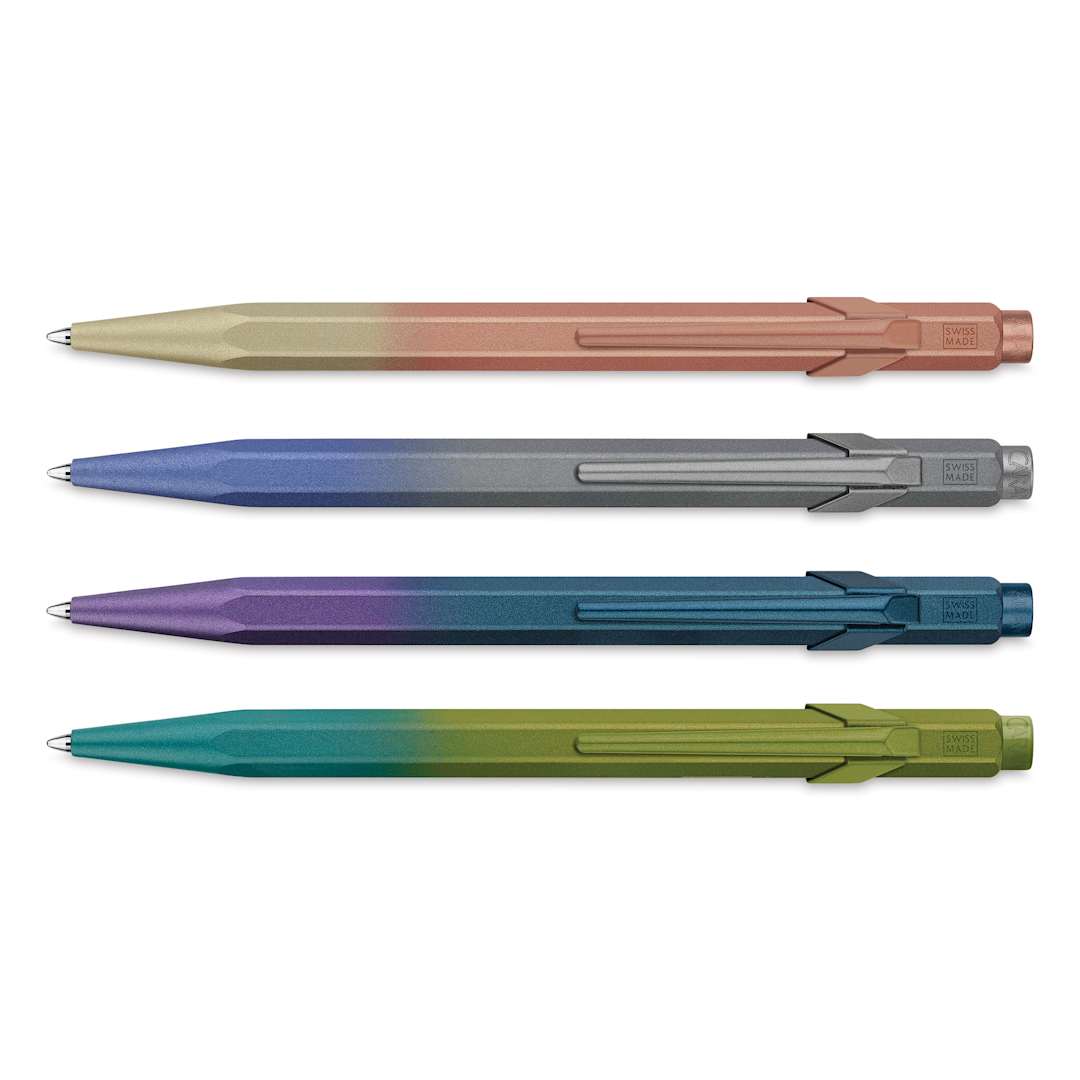 Open in modal - Caran d'Ache 849 Claim Your Style Ballpoint Pens, various colors shown