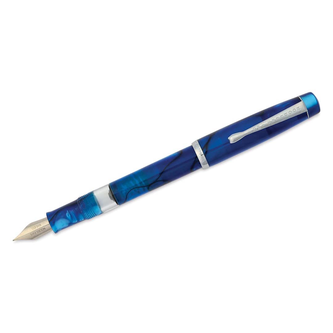 Open in modal - Noodler's Ink Konrad Acrylic Flex Fountain Pen - Lake Baikal, cap off