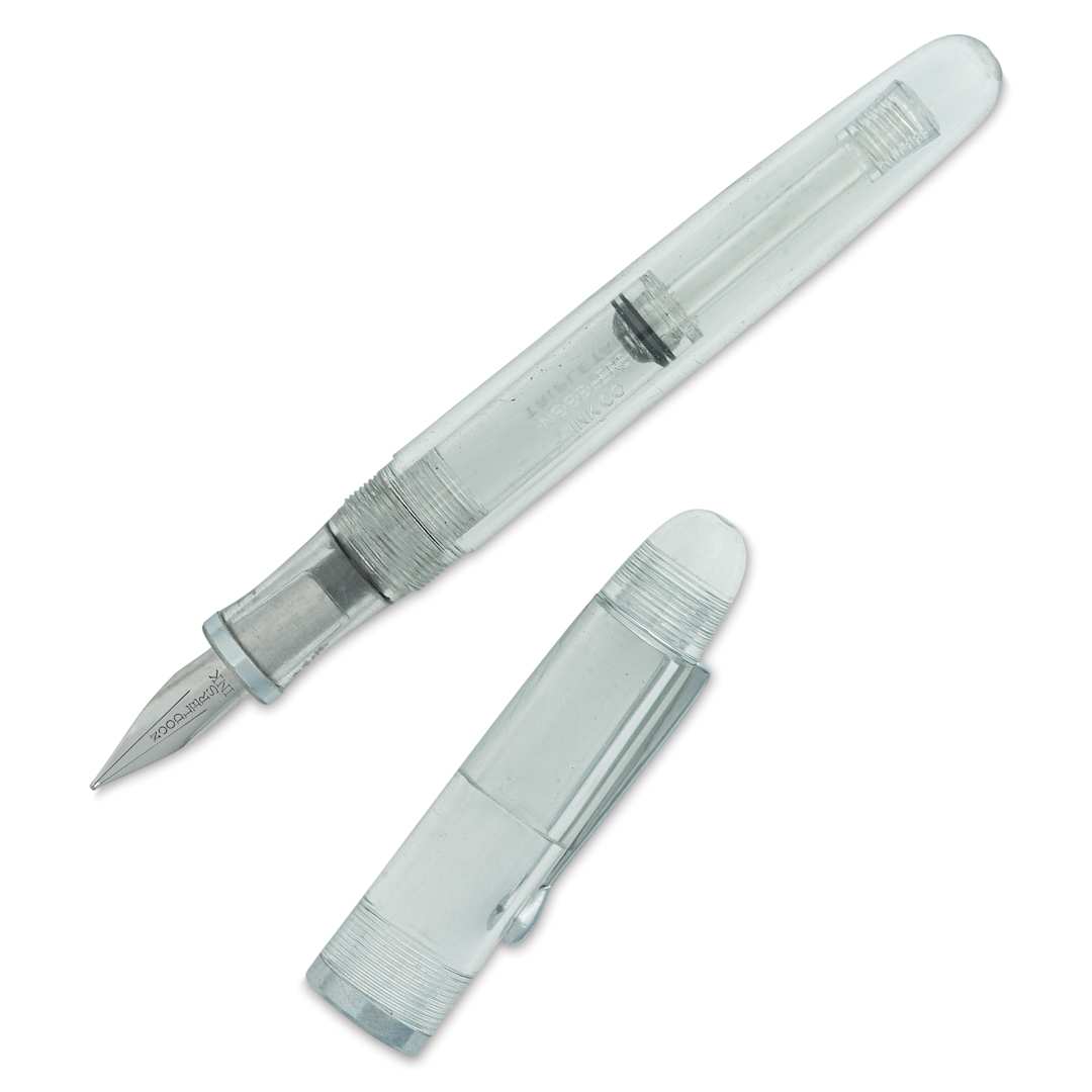 Open in modal - Noodler's Triple Tail Flex Fountain Pen - Clear, pen and cap