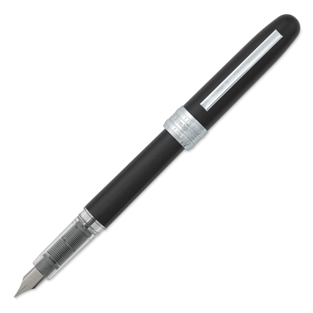 Open in modal - Platinum Plaisir Fountain Pen - Black, Medium