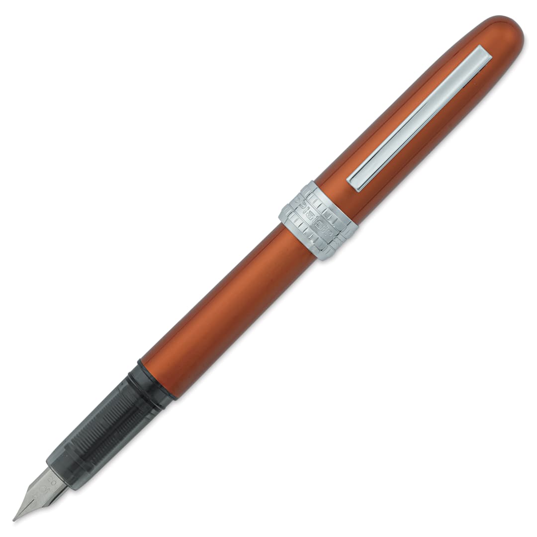 Open in modal - Platinum Plaisir Fountain Pen - Nova Orange, Fine