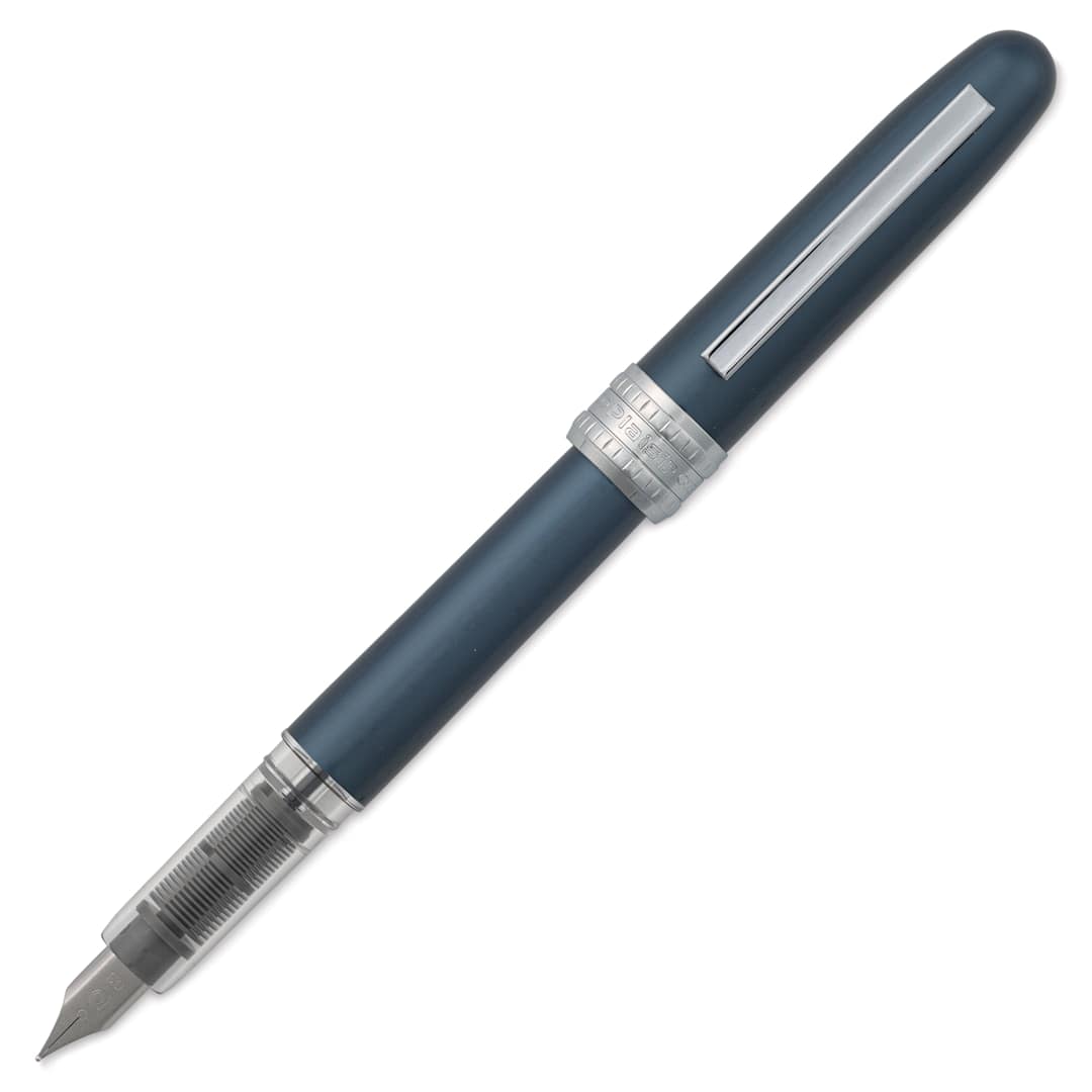 Open in modal - Platinum Plaisir Fountain Pen - Blue, Fine