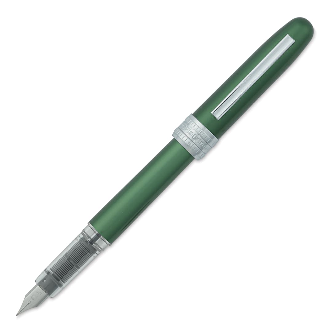 Open in modal - Platinum Plaisir Fountain Pen - Green, Fine