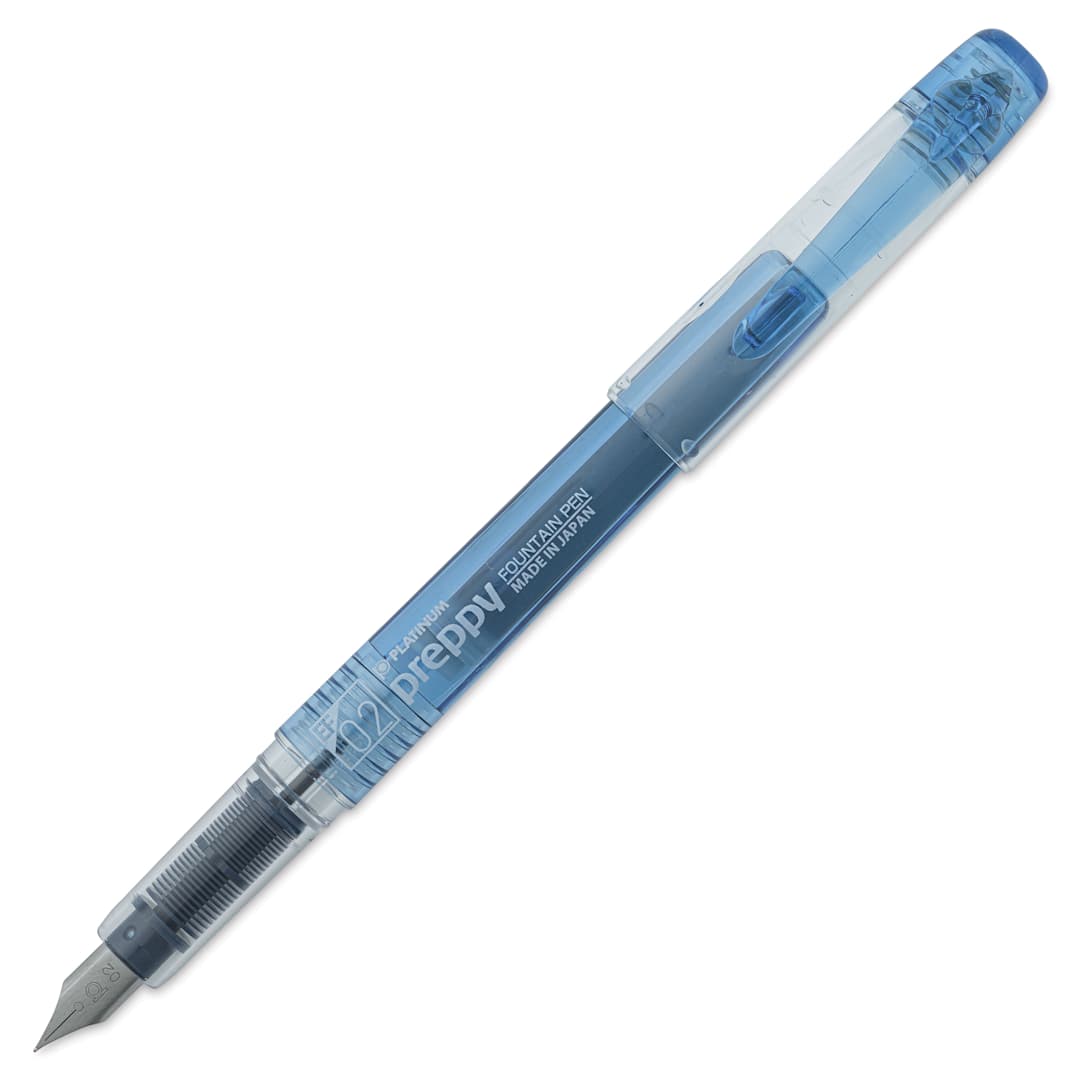 Open in modal - Platinum Preppy Fountain Pen - Blue Black, Extra Fine