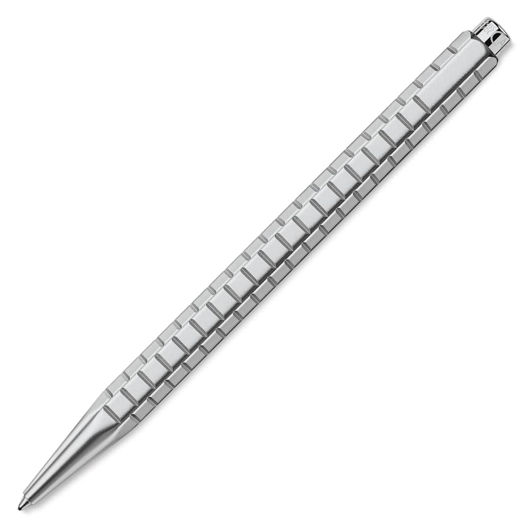 Open in modal - Caran d'Ache Ecridor Avenue Ballpoint Pen - Platinum Coated