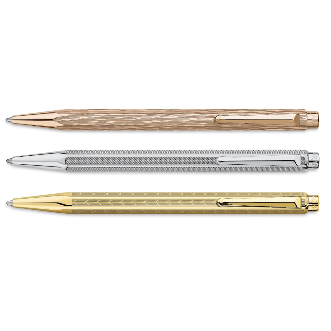 Open in modal - Caran d'Ache Ecridor Chevron Ballpoint Pens