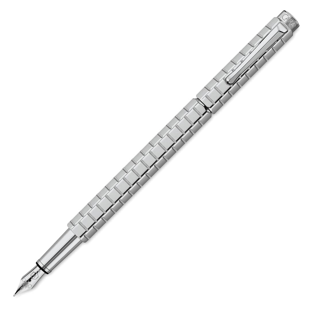 Open in modal - Caran d'Ache Ecridor Avenue Fountain Pen - Platinum Coated, Broad