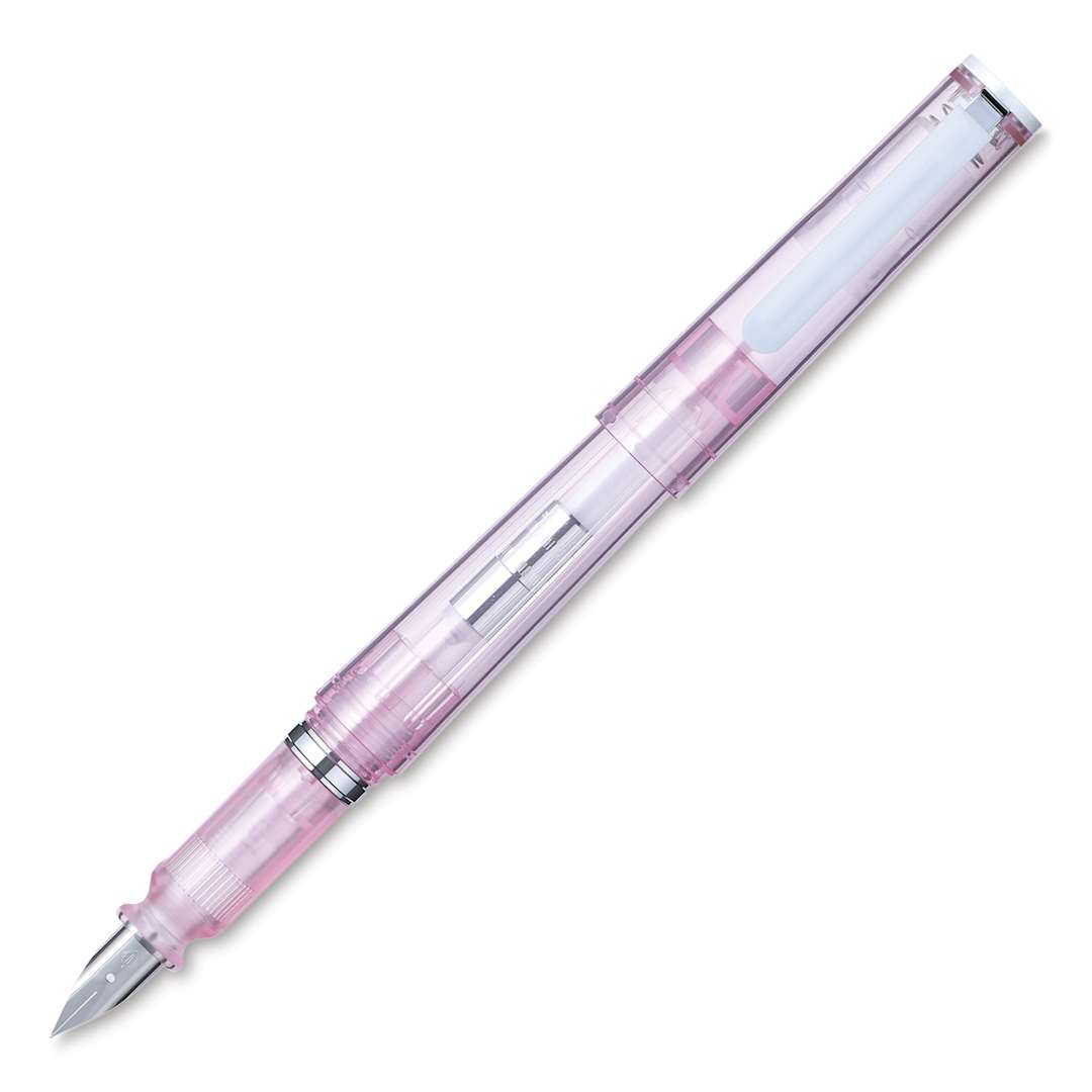 Open in modal - Sailor TUZU Adjust Fountain Pen - Glassy Crystal Cherry, Medium
