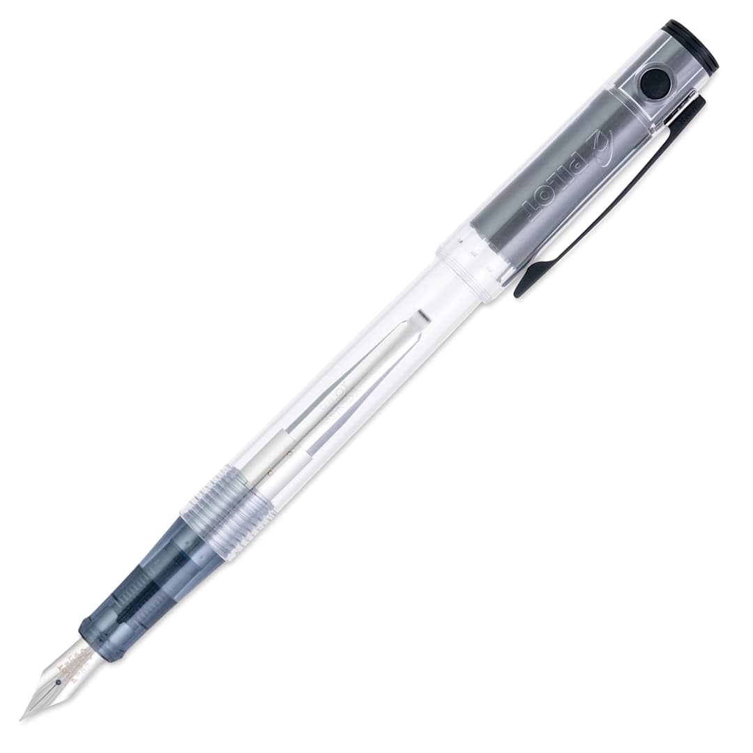 Open in modal - Pilot Explorer Fountain Pen - Clear, cap off (image may show a different size nib)
