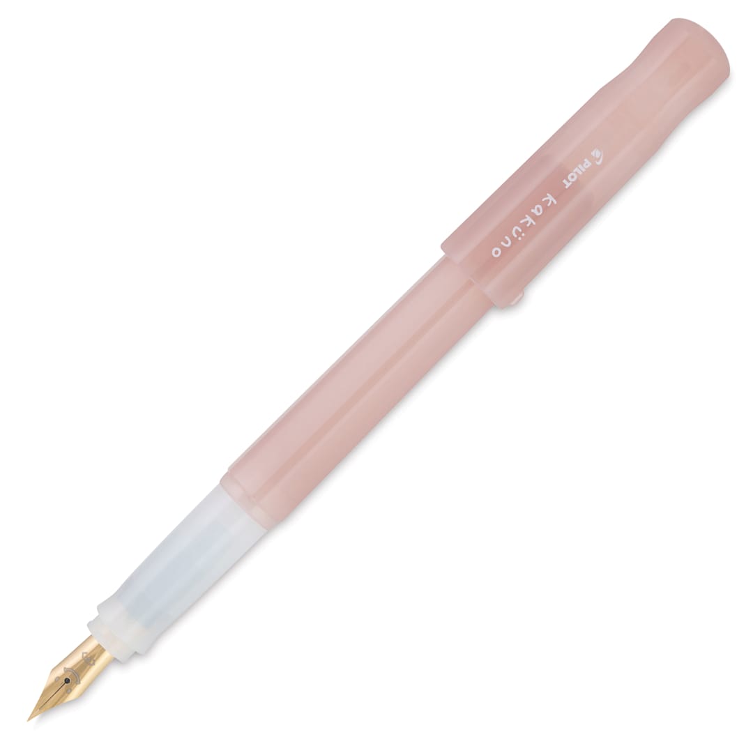 Open in modal - Pilot Kakuno Madoromi Fountain Pen - Rosy Dusk, Fine Nib