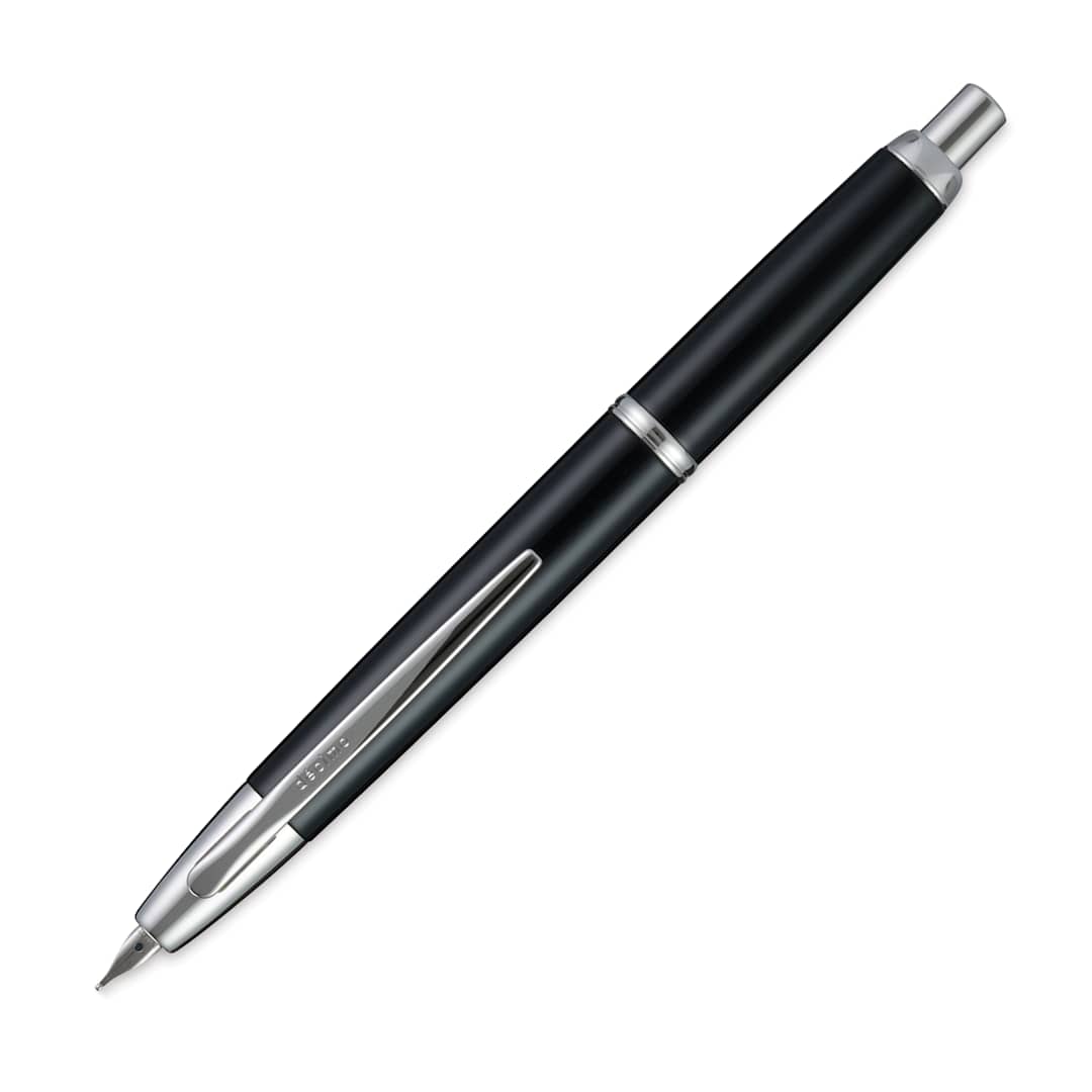 Open in modal - Pilot Vanish Point Decimo Fountain Pen - Black, Medium