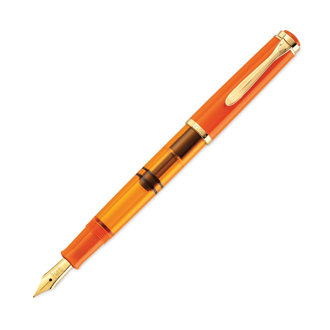 Open in modal - Pelikan M200 Fountain Pen - Orange Delight