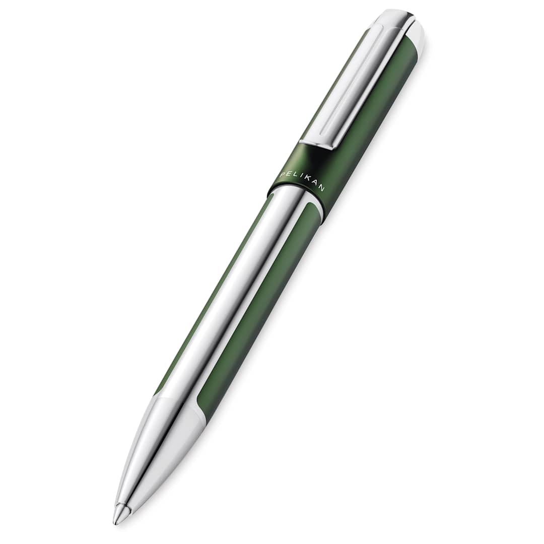 Open in modal - Pelikan Pura Ballpoint Pen - Deep Green