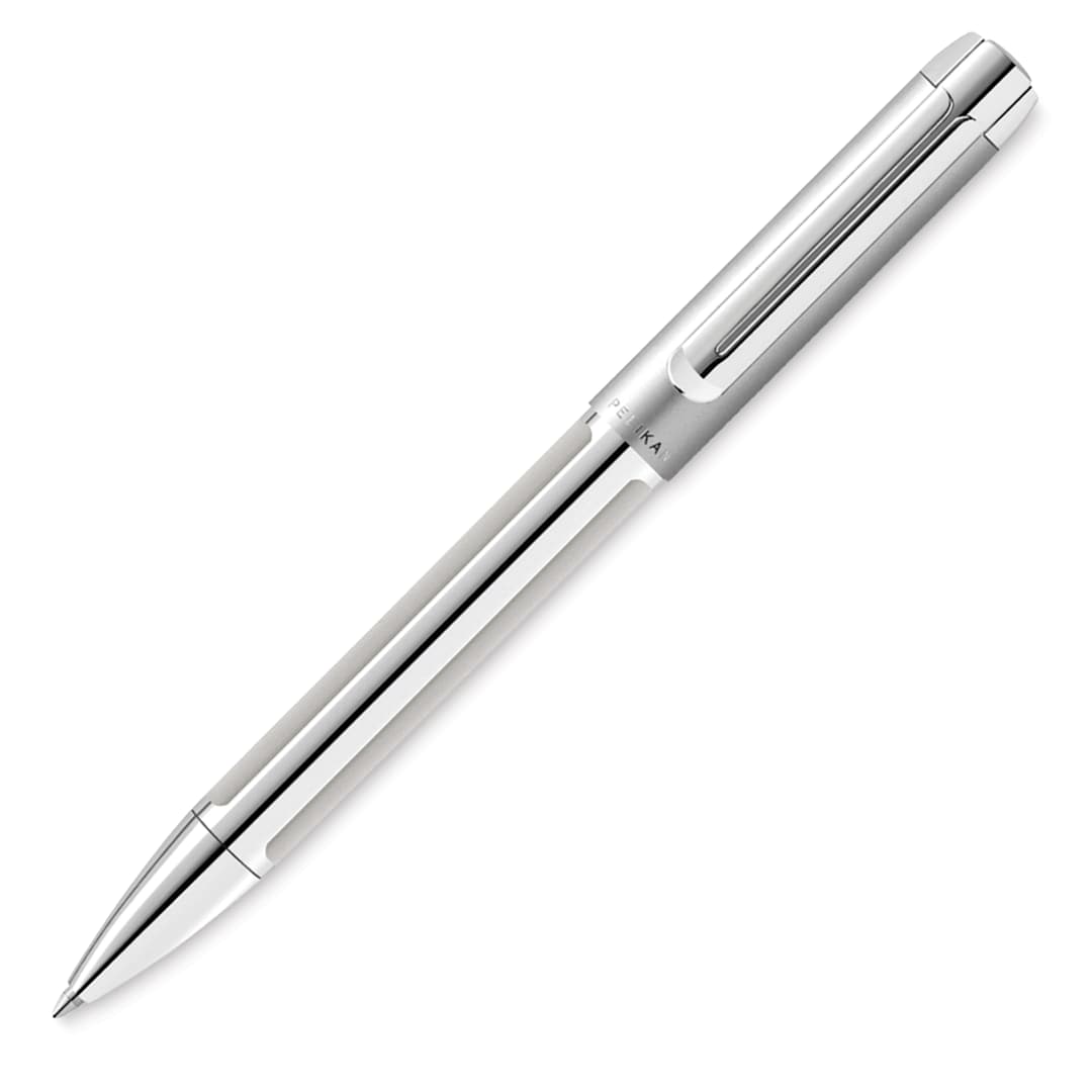 Open in modal - Pelikan Pura Ballpoint Pen - Silver