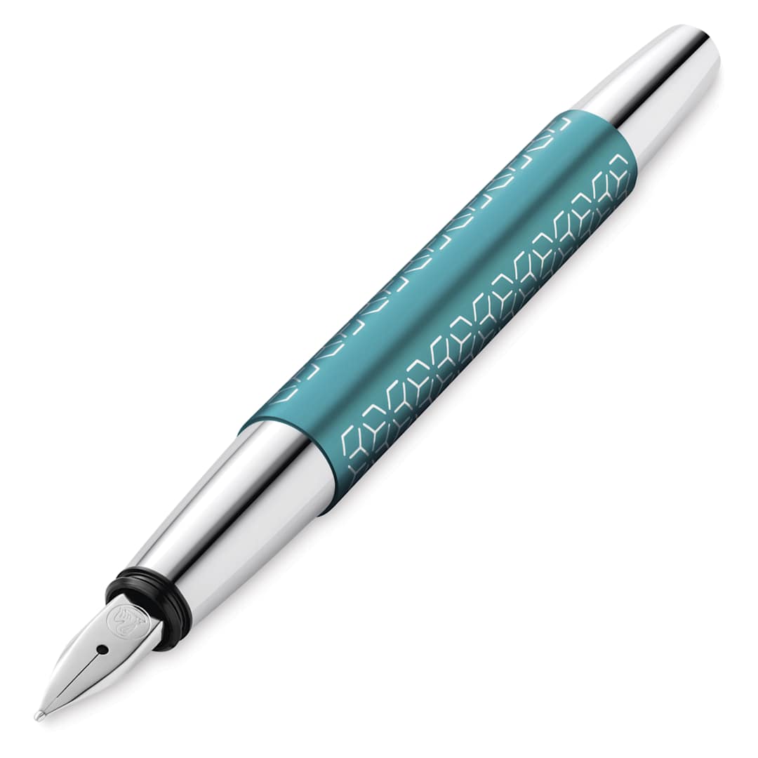 Open in modal - Pelikan Pura Fountain Pen - Turquoise, out of packaging