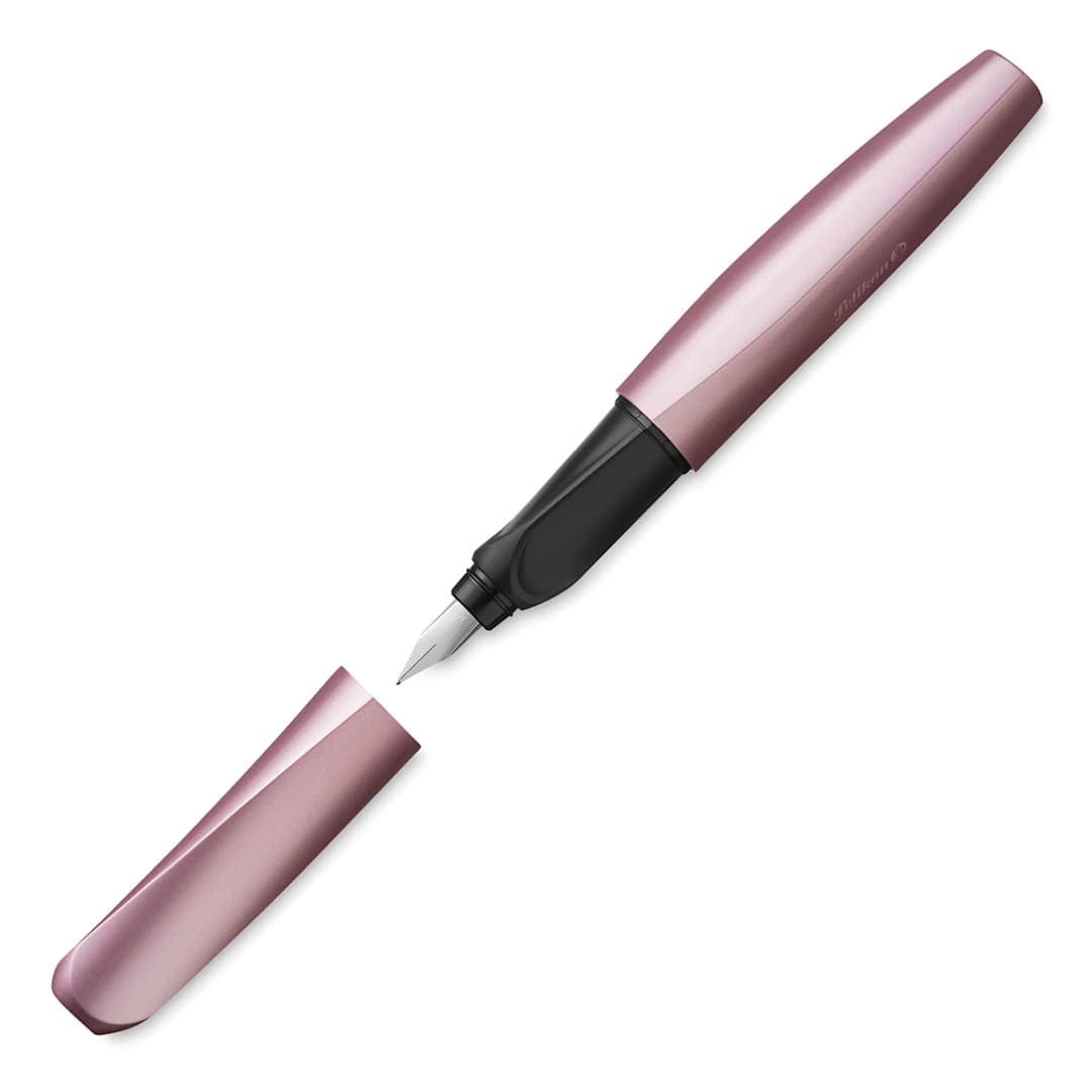 Open in modal - Pelikan Twist Fountain Pen - Rose, Medium Tip, pen, pen and cap