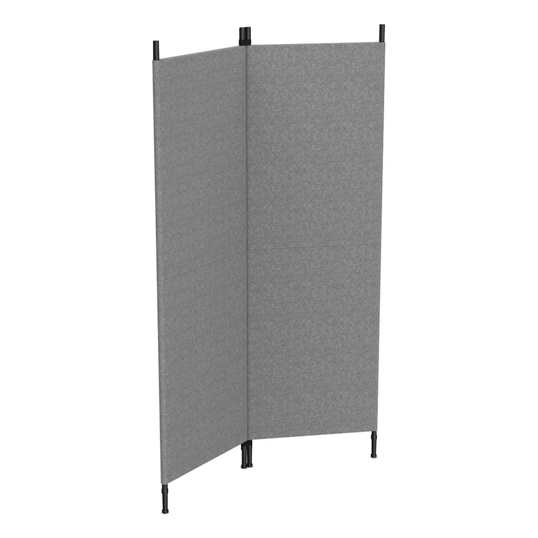 Open in modal - Screenflex Galleria Indoor Outdoor Display Board, assembled no gap between panels
