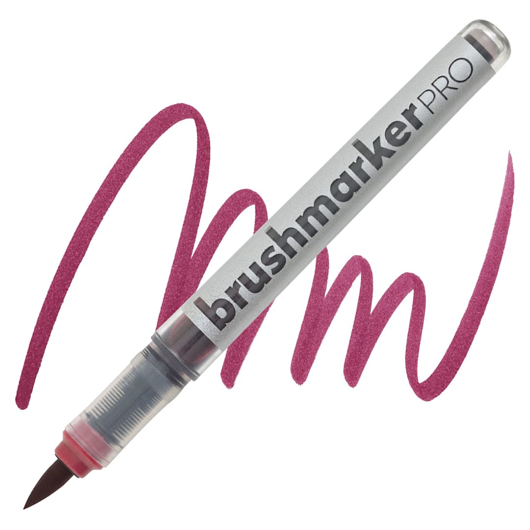 Open in modal - Karin Brushmarkers Pro Marker - Burgundy marker and swatch