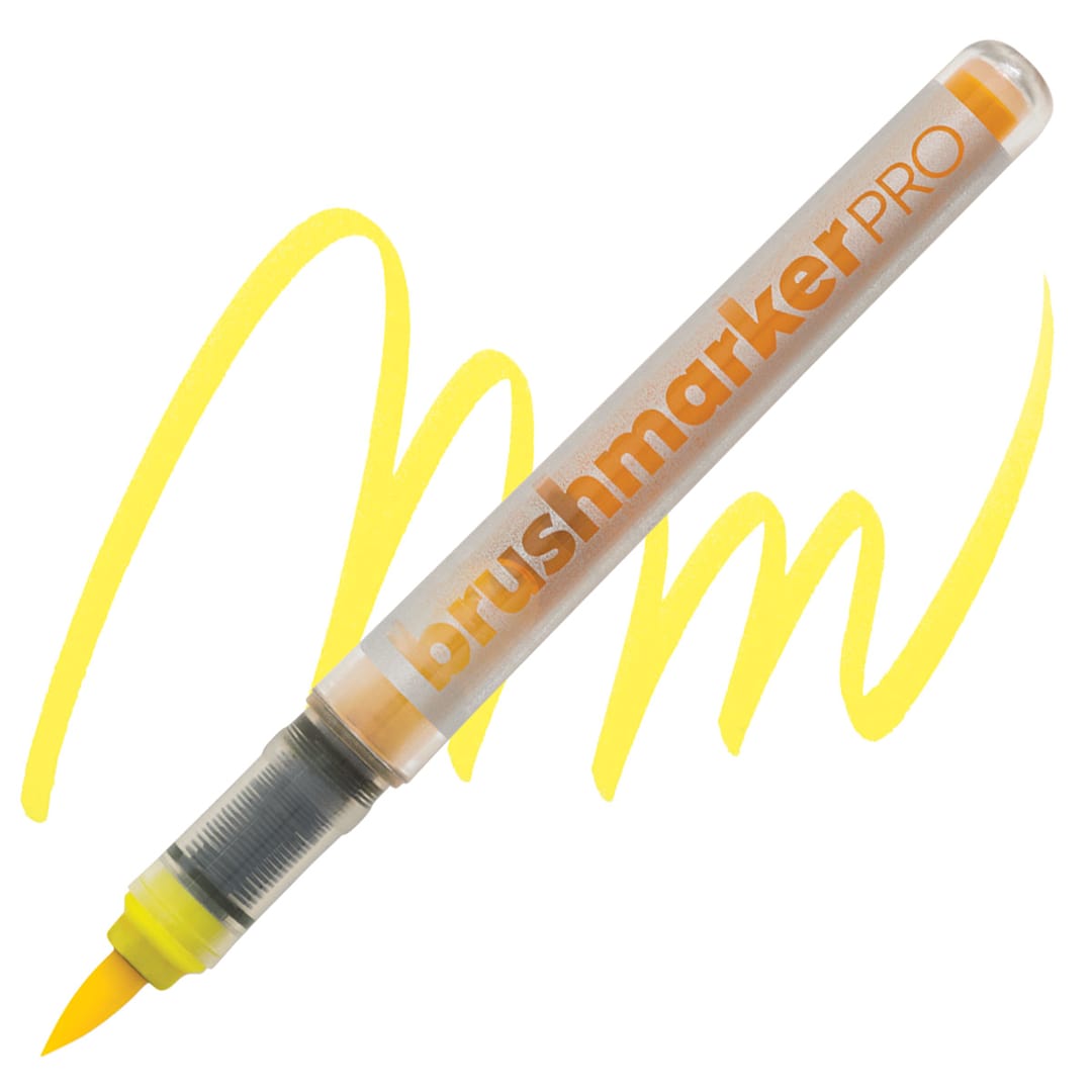 Open in modal - Karin Brushmarkers Pro Marker - Canary marker and swatch