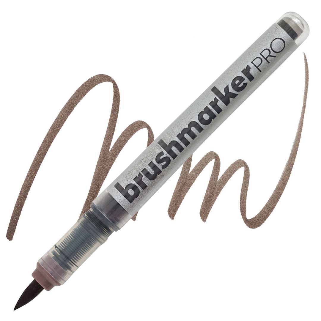 Open in modal - Karin Brushmarkers Pro Marker - Cocoa marker and swatch