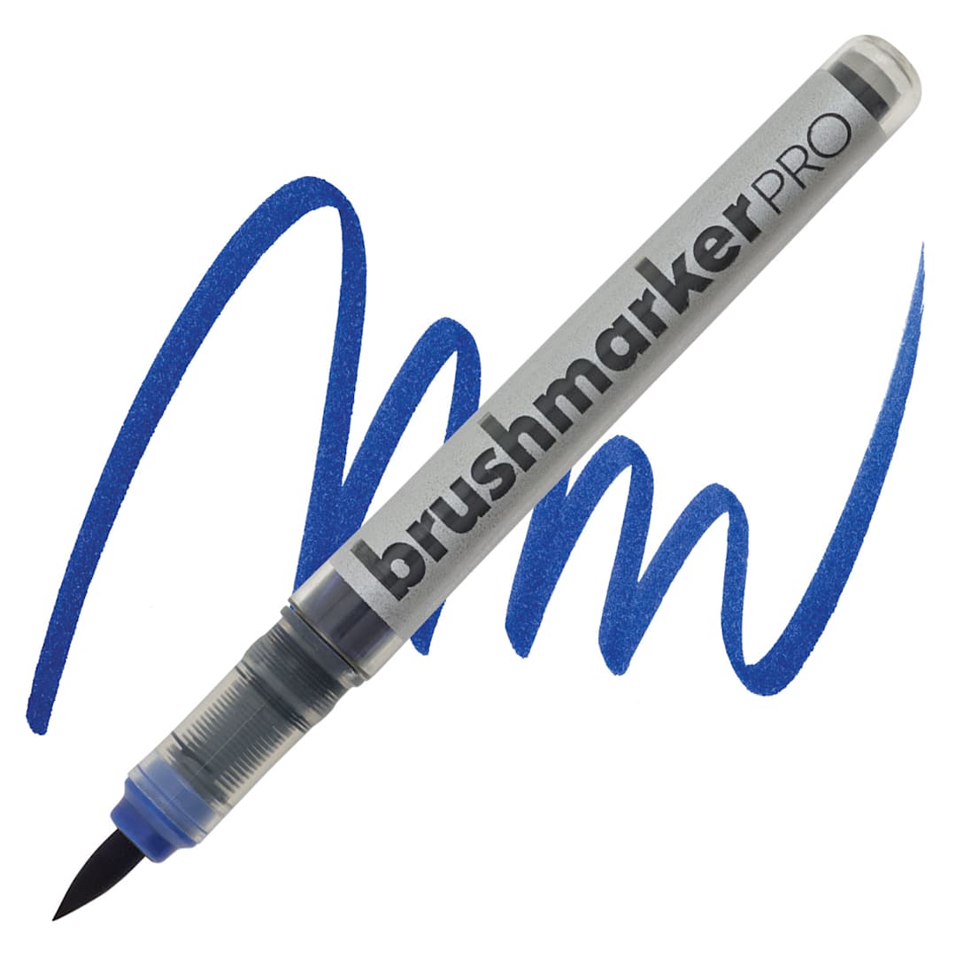 Open in modal - Karin Brushmarkers Pro Marker - Indigo Blue marker and swatch