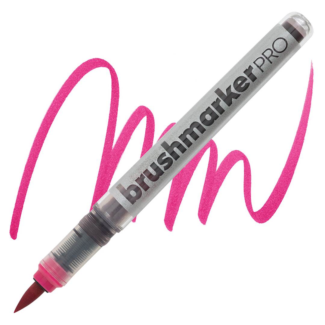 Open in modal - Karin Brushmarkers Pro Marker - Magenta marker and swatch