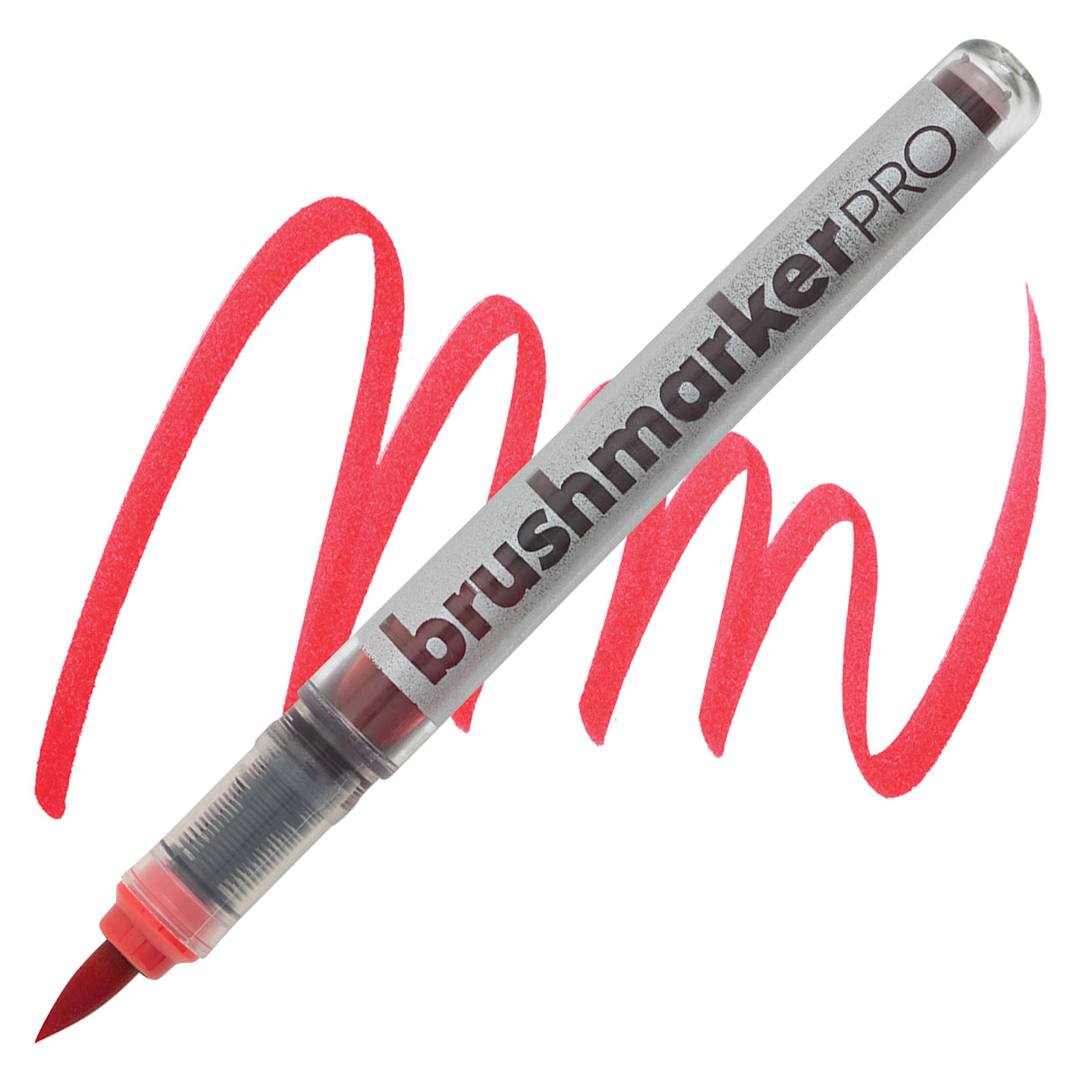 Open in modal - Karin Brushmarkers Pro Marker - Red marker and swatch
